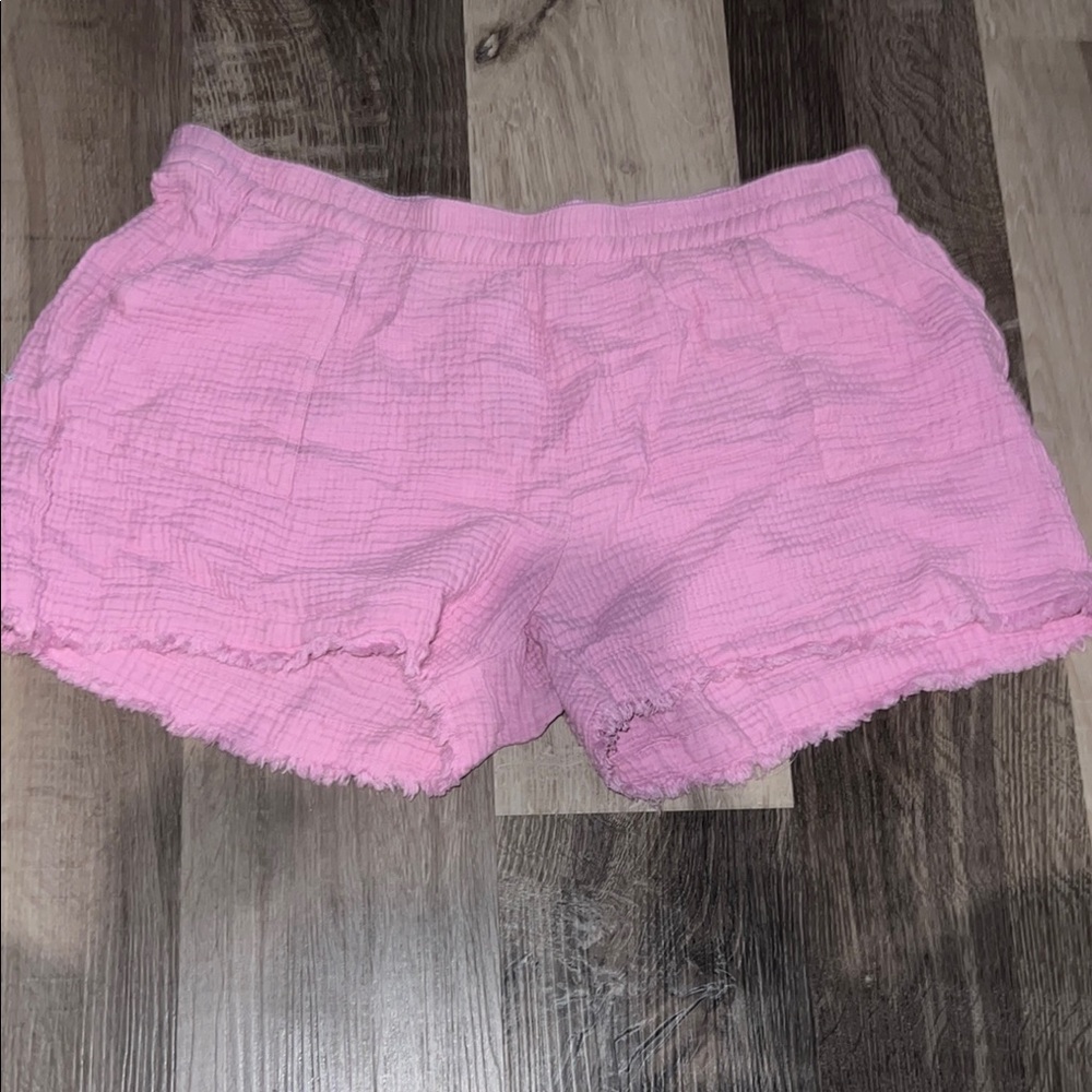 Natural Reflections High Waist Pink Shorts